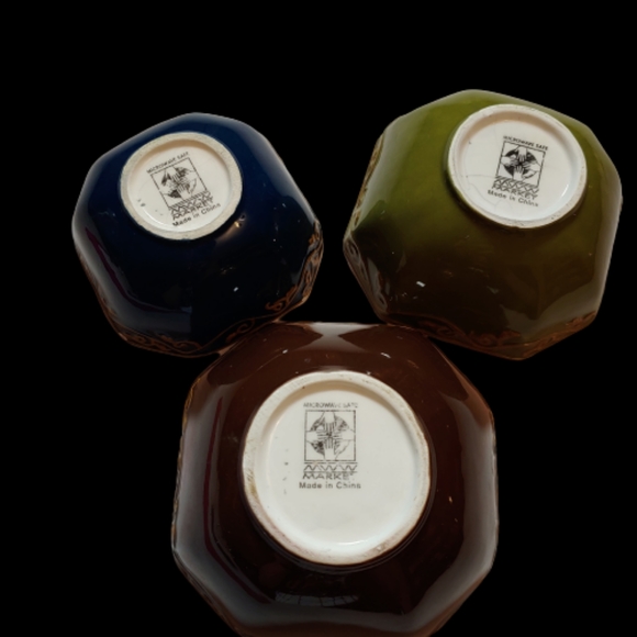 MWW Market set of 3 mini bowls (vintage?) - Picture 2 of 11